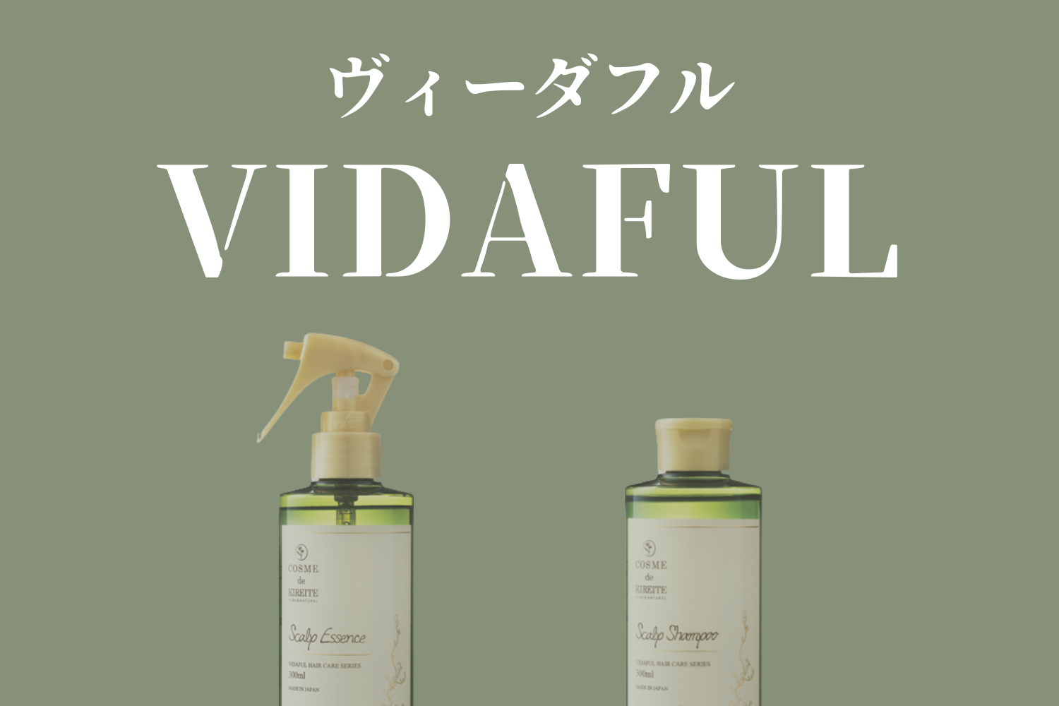 VIDAFUL スカルプ シャンプー & エッセンス HAIR CARE | 株式会社