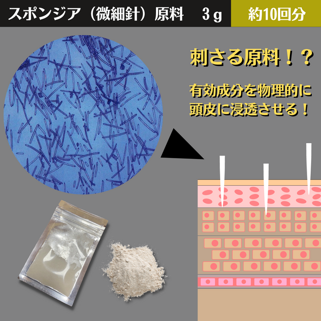 スポンジア（スピキュール/微細針）原料　3g